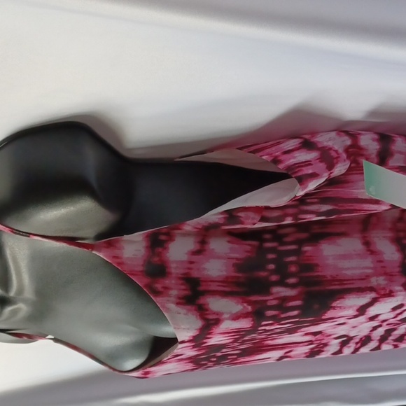 Decree Slip Dress size XL, pink & black, scoop front, v-back, lined, NWT - Picture 3 of 10